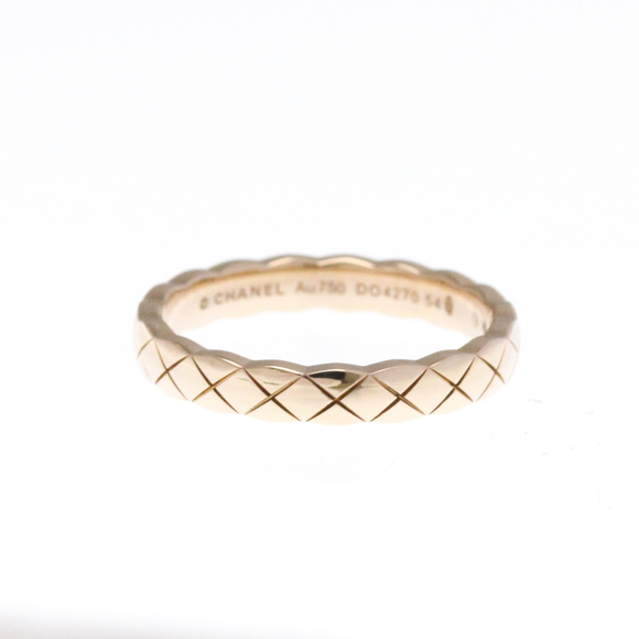 Chanel Coco Crush Ring Mini Model J1178554 Pink Gold (18K) Fashion Diamond Band - Picture 1 of 10